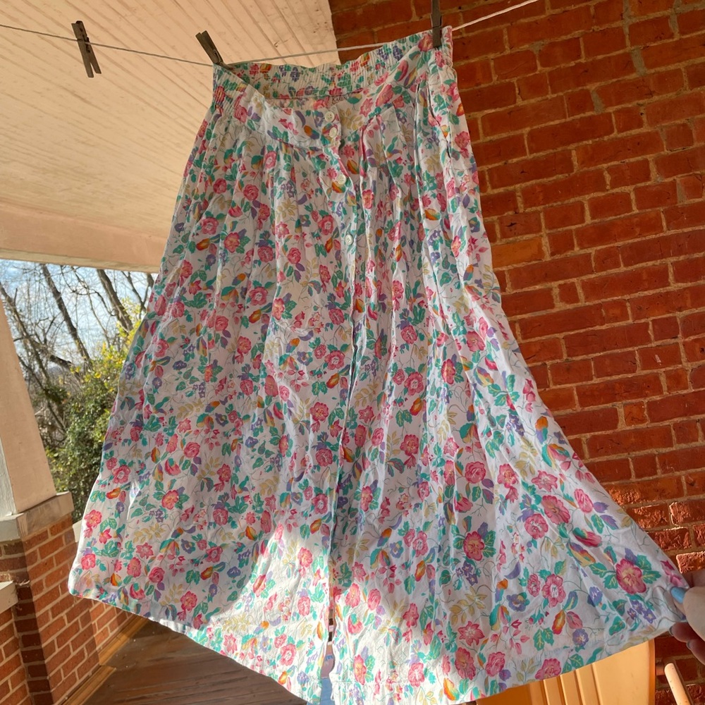 Vintage Floral Skirt